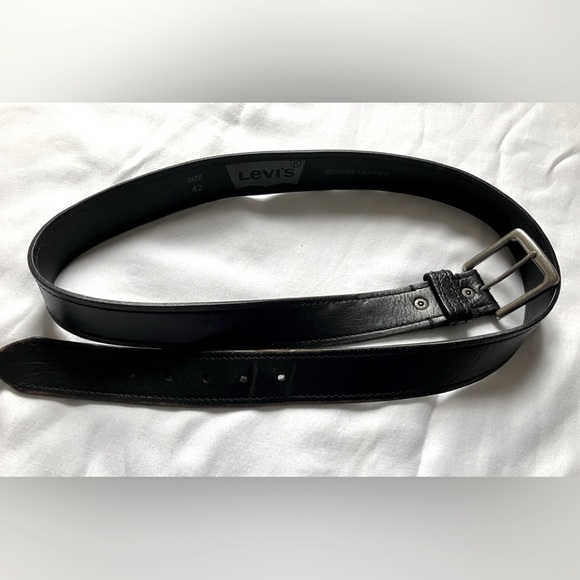 LEVI’S   Black Genuine Leather Belt - Picture 6 of 8